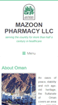 Mobile Screenshot of mazoonph.com
